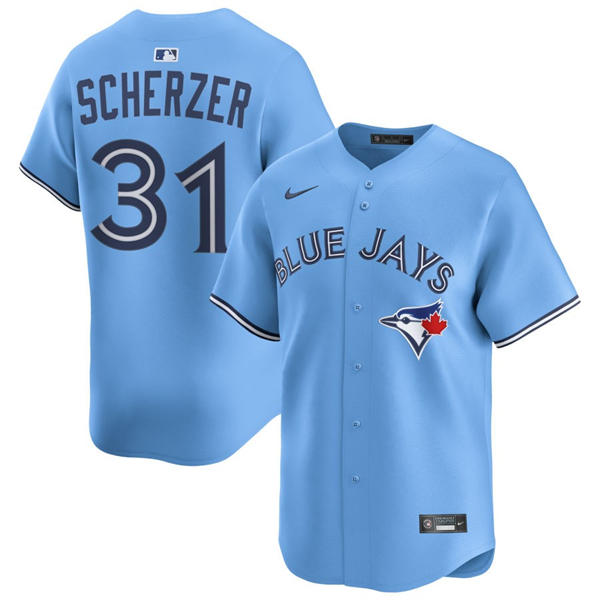 Mens Toronto Blue Jays #31 Max Scherzer Nike Powder Blue Alternate Limited Player Jersey